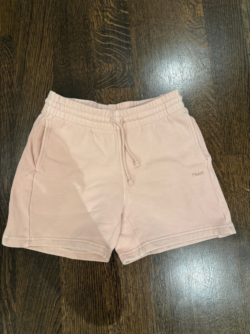 TNA Women's Pale Pink Pull-On Athletic Shorts